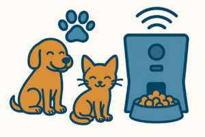 Die besten automatischen Futterspender für Hunde und Katzen